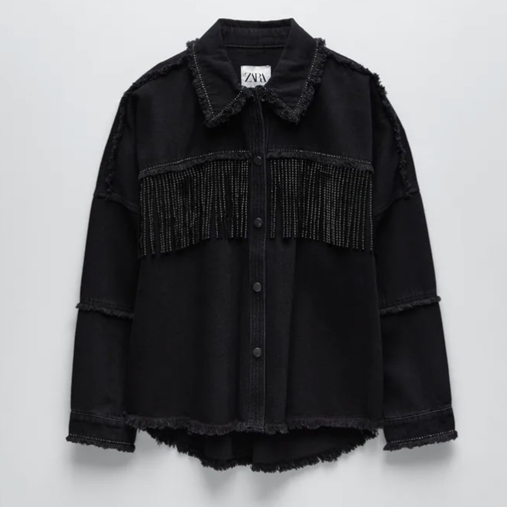 Zara fringe jacket